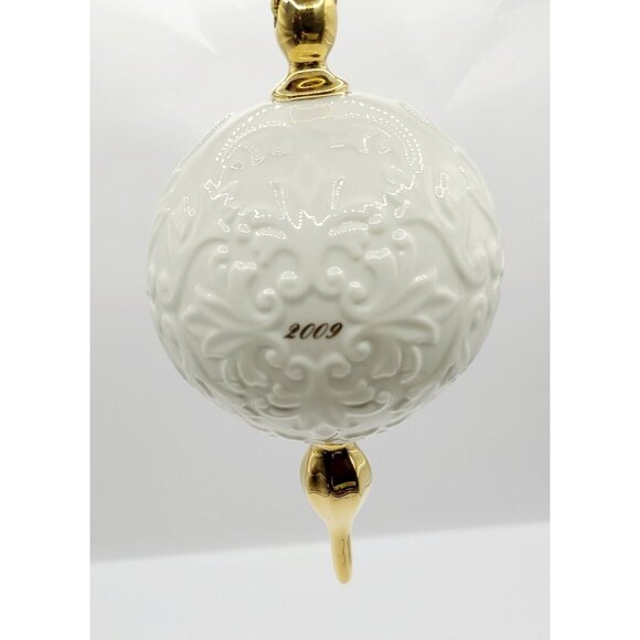 Lenox 120th Anniversary Finial 2009 Ornament Round Christmas Holiday Decor Boxed - Picture 2 of 9